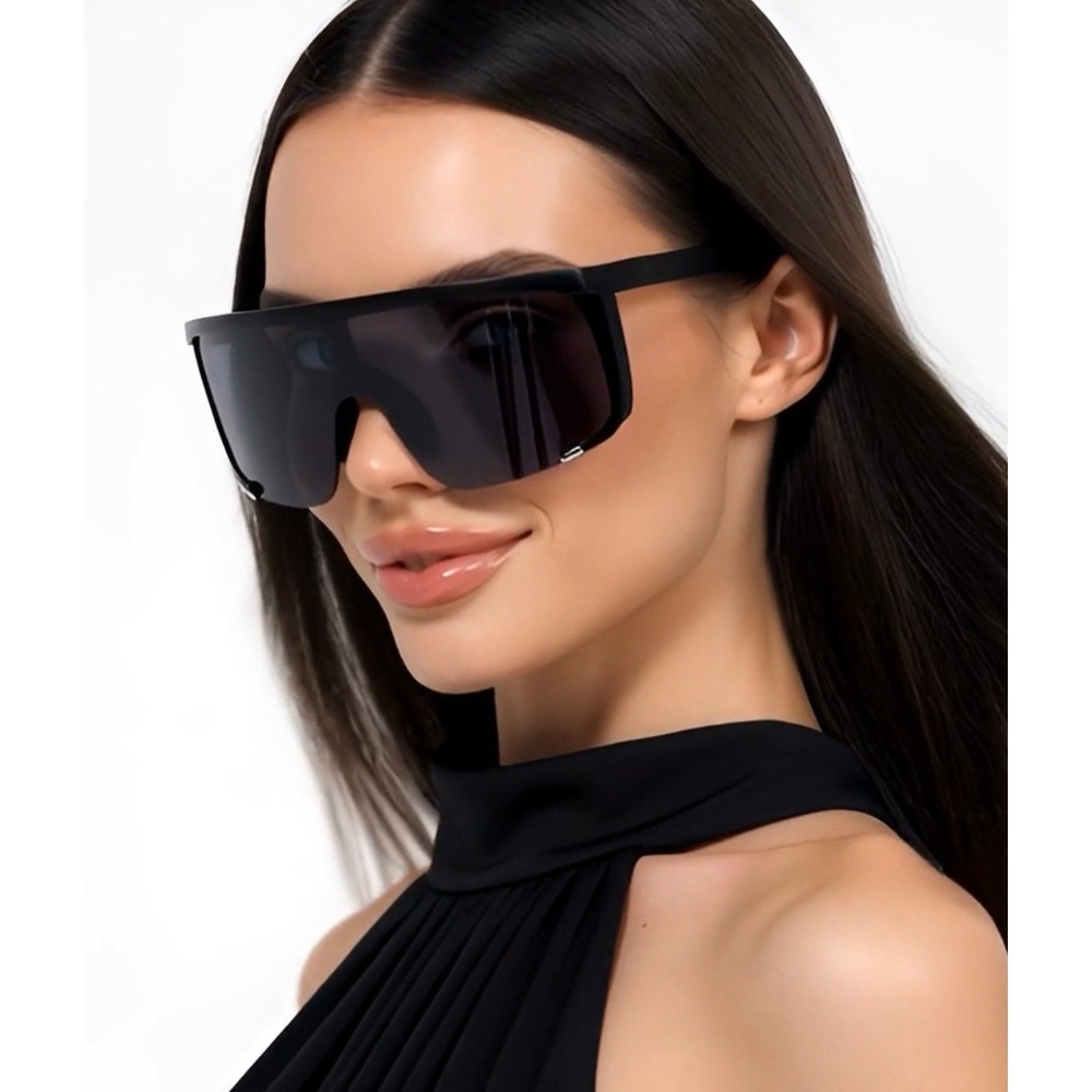 Shield‎ Sunglasses Oversized Sports Oversized Wrap Around Women Shades Fancy New